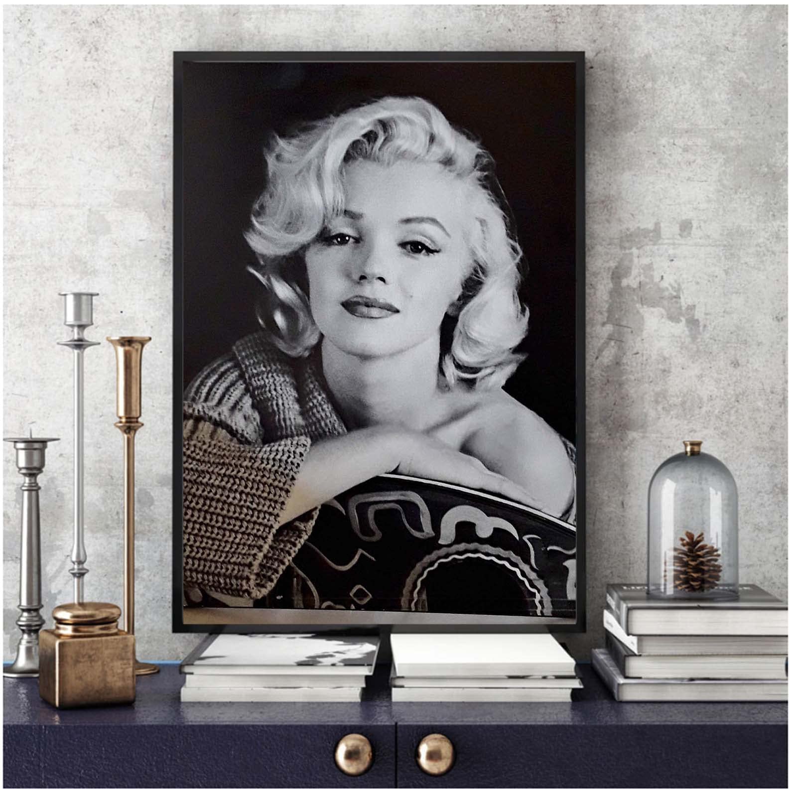 Amazon.co.jp: マリリンモンローポスターと壁アートキャンバス画像印刷