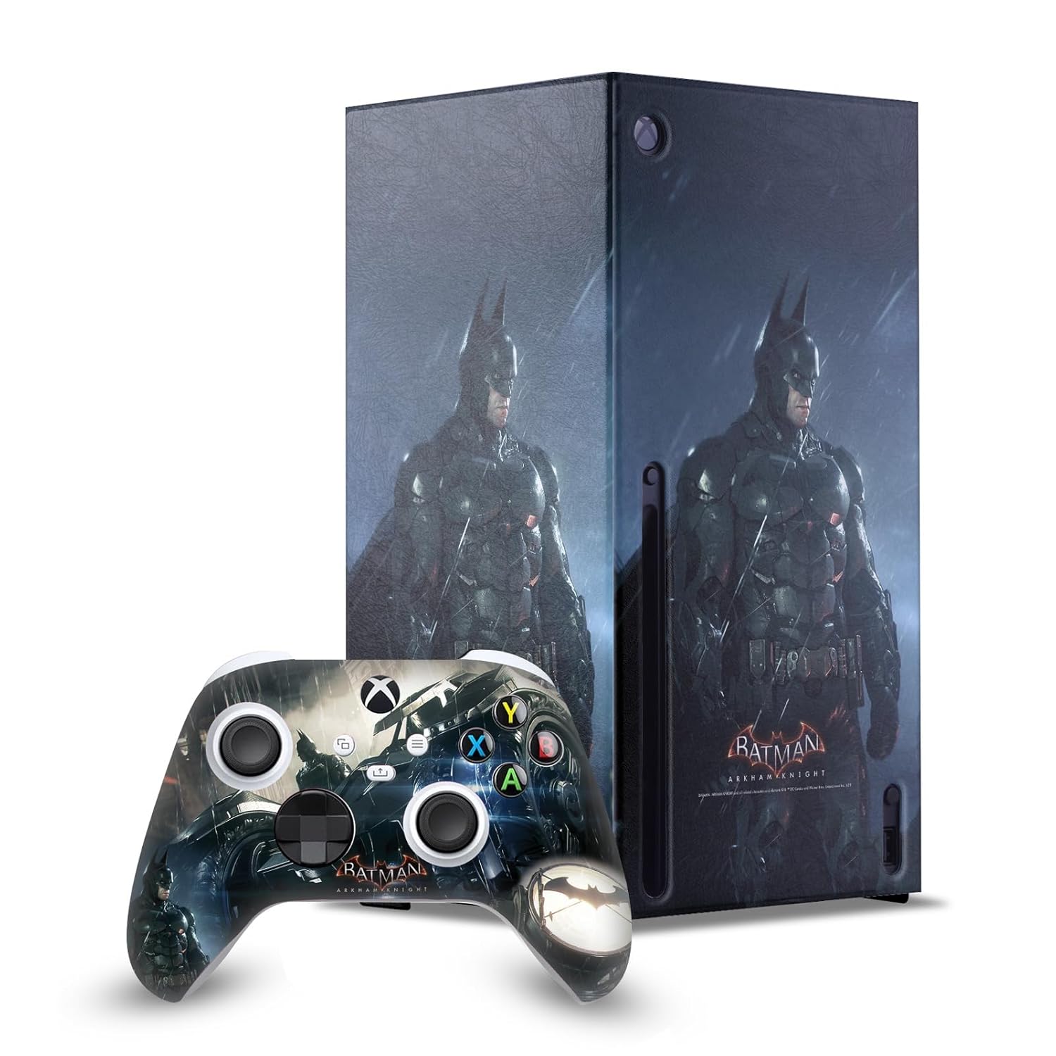 Head Case Designs Officially Licensed Batman Arkham Knight Batman Graphics Game Console Wrap and Game Controller Skin Bundle Compatible With Xbox Series X