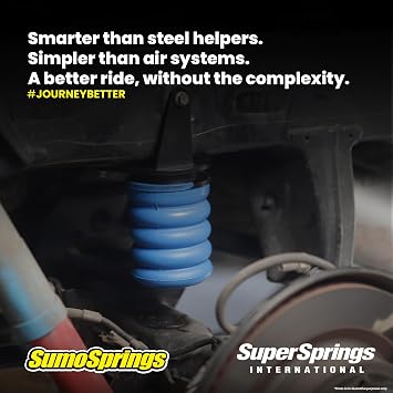 SuperSprings Set of Rear SumoSprings fits 2014-2025 RAM ProMaster 1500/2500/3500 (2WD Only) | 1000 lb Capacity at 50% Compression | Simple Installation