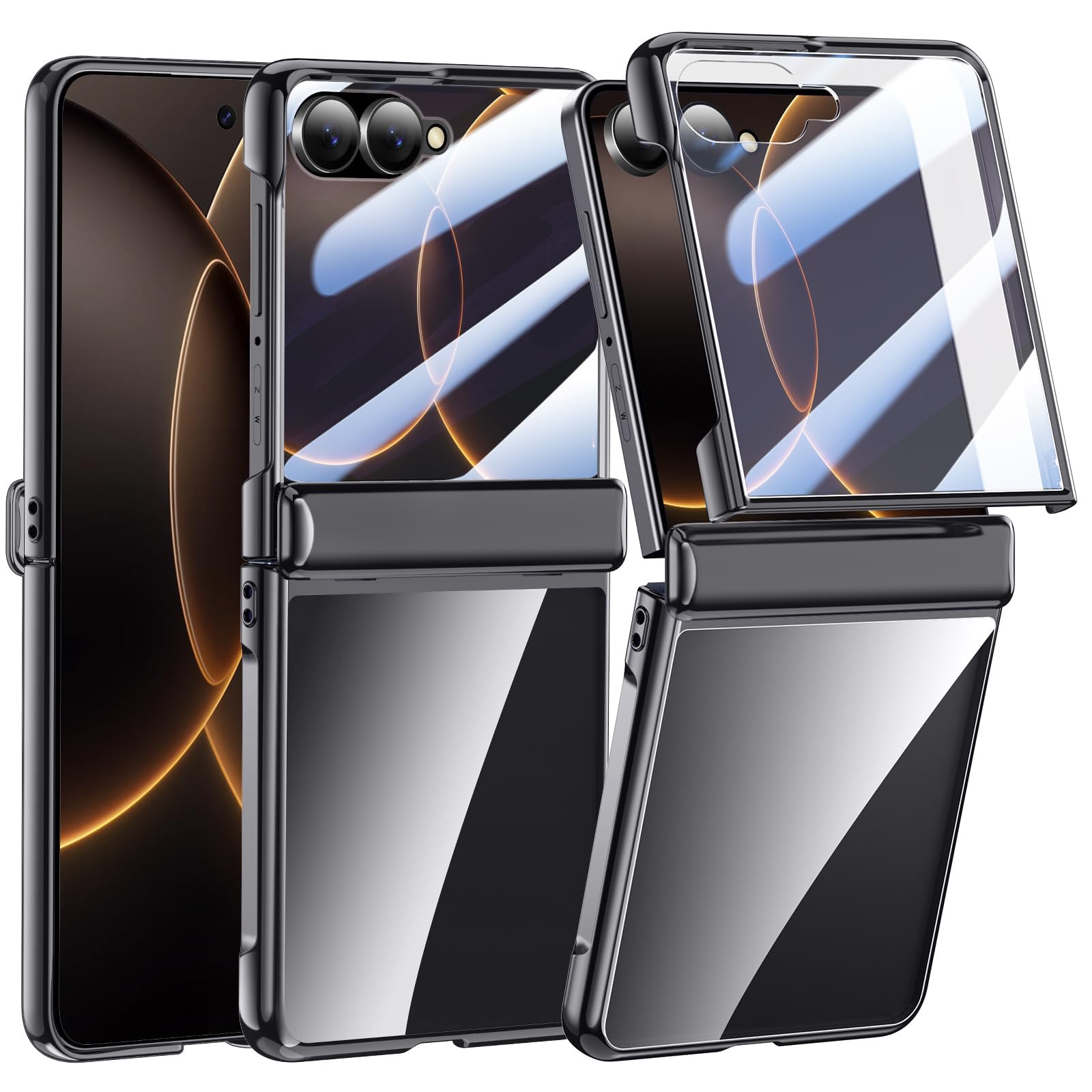 Amazon.co.jp: OURJOY Galaxy Z Flip7 用 ケース ヒンジ保護 電気