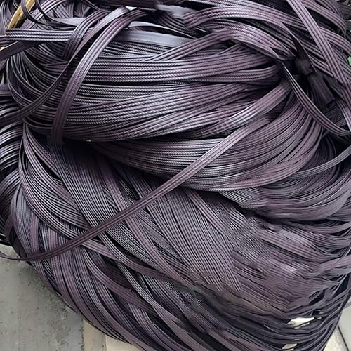 Miniatura 6 de Ratán plástico sintético, cuatro líneas que tejen material de ratán de plástico, material de reparación de mimbre, kit de reparación de muebles de