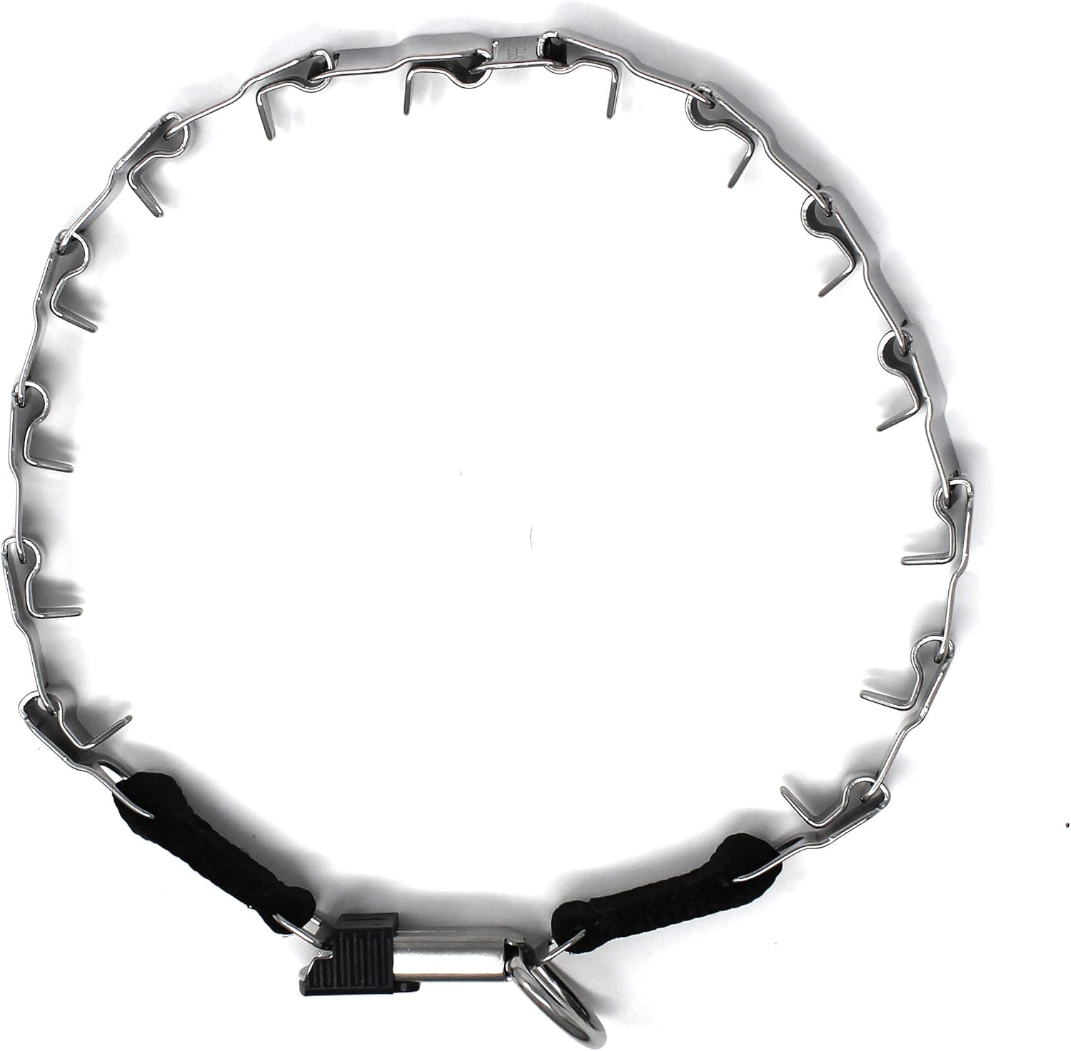 Herm Sprenger Neck Tech Stainless Steel Prong Dog Training Collar with Quick Release Buckle Pet Pinch Collar No-Pull Collar for Dogs Made in Germany 24 inches