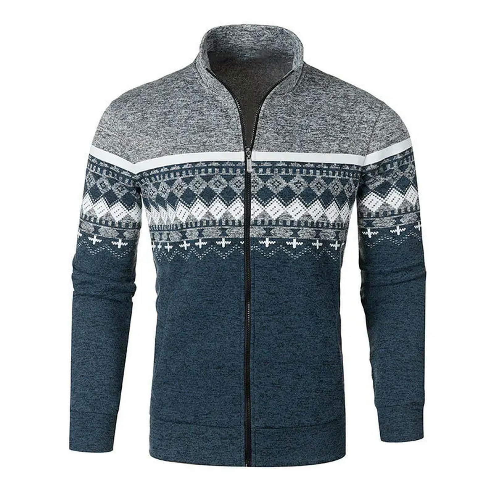 Sweter Mężczyzna Mężczyzna Chasti Domu Chuad Cappule Hot Ver Collover Sweter Sweter Retro Retro Retro