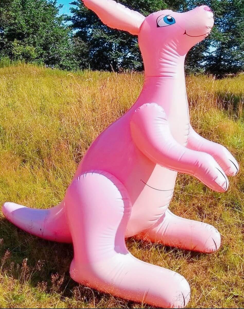 Amazon | Horseplay社製 ピンクカンガルー 空気ビニール風船 空ビ  