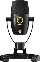 Vista 3 de NEAT Microphones Neat Bumblebee II - Micrófono de condensador USB direccional cardioide profesional con audio digital de 24 bits/96 kHz