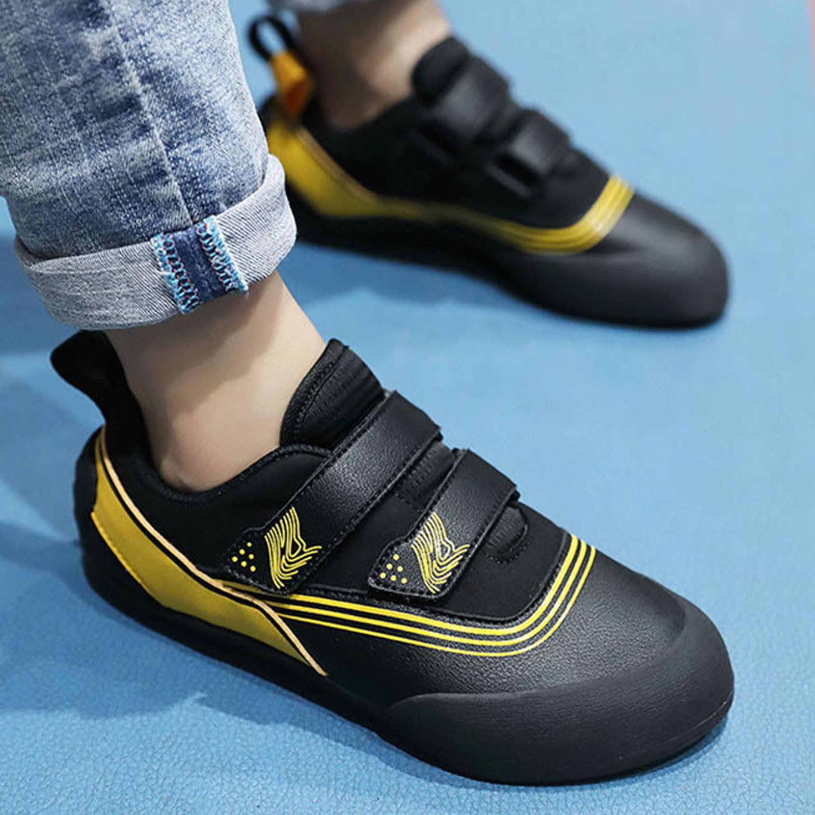 Scarpette da Arrampicata Indoor,Scarpette da Arrampicata,Scarpe Arrampicata per Principianti,Resistente all'Usura,Antiscivolo,Traspirante,Adatto Principianti per l'arrampicata Indoor.