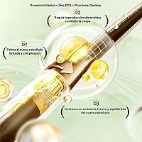 Vista 5 de Tgideas Champú de Aminoácidos de Romero, Champú para el Crecimiento del Cabello para Cabello Ralo en Mujeres y Hombres con Pérdida de Cabello, Zinc