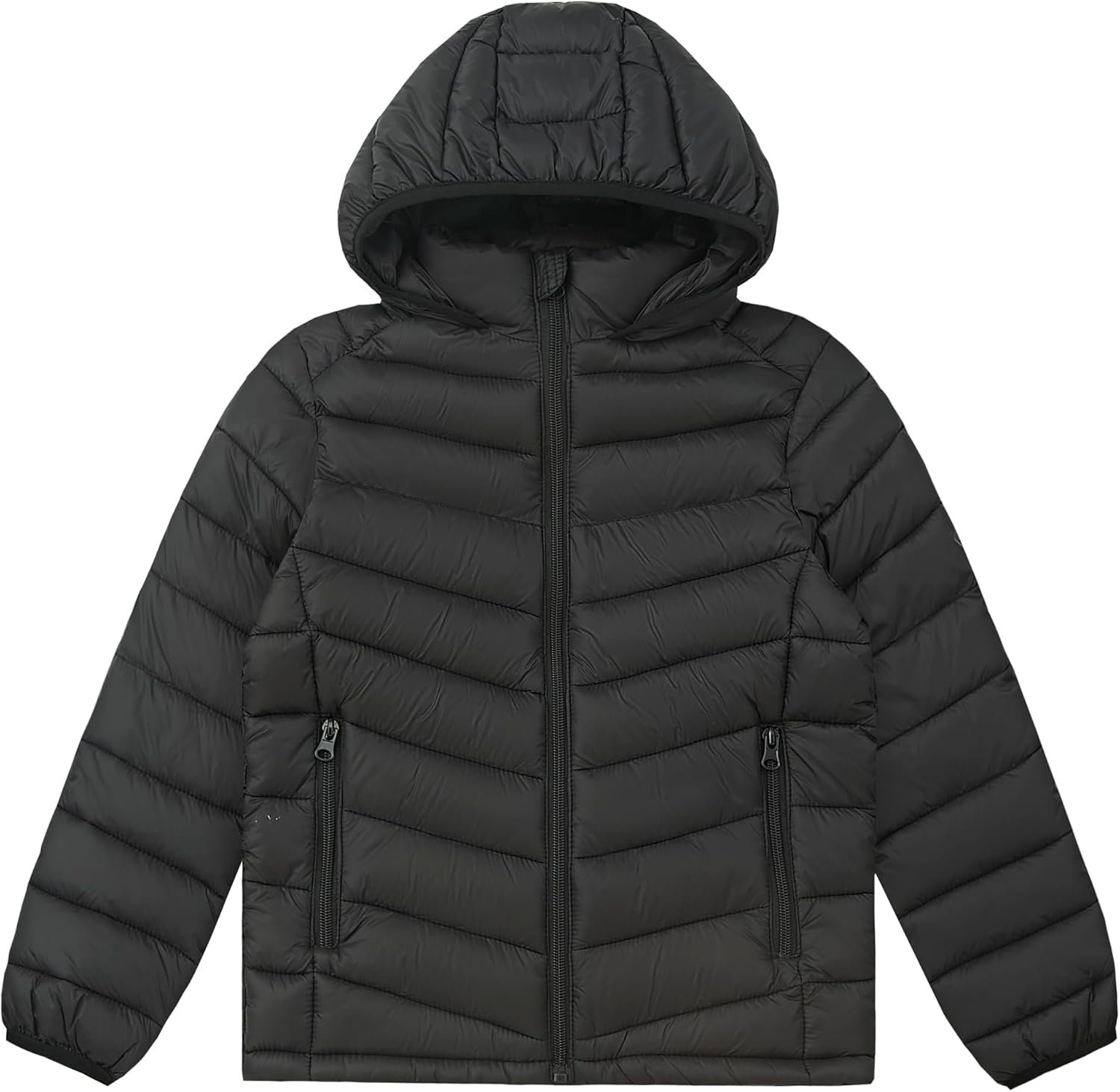 Boys Girls Toddlers Lightweight Hooded Puffer Jacket Kids Winter Coat Warm Comfy Outerwear
