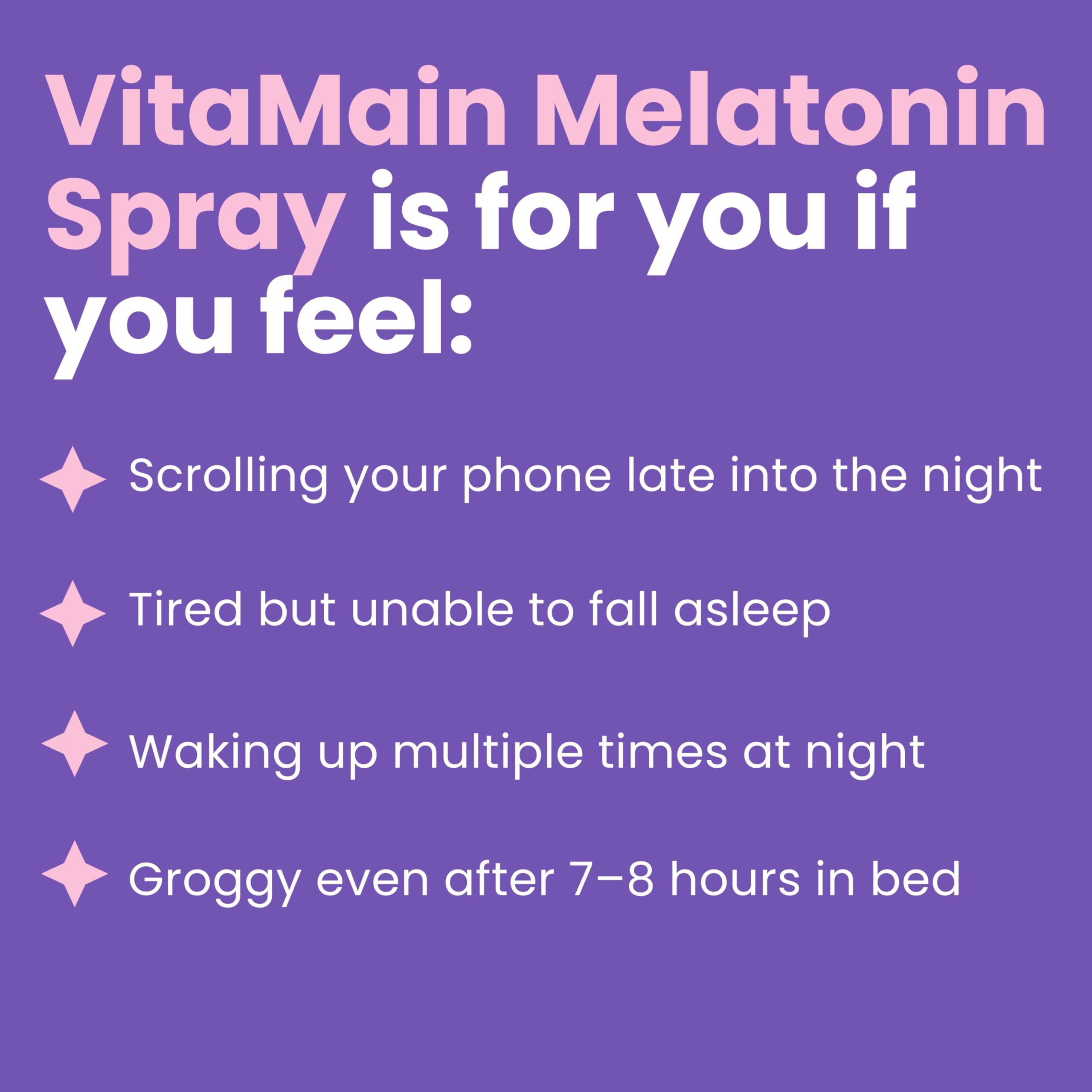 Melatonin (10mg) Oral Spray | Sleep Support Spray for better sleep | Non Habit Forming | Fast Absorbing | Muscle Recovery, Nerve Relaxation & Relieves Stress | 30ml | 2 Months Supply — Amazon image 3