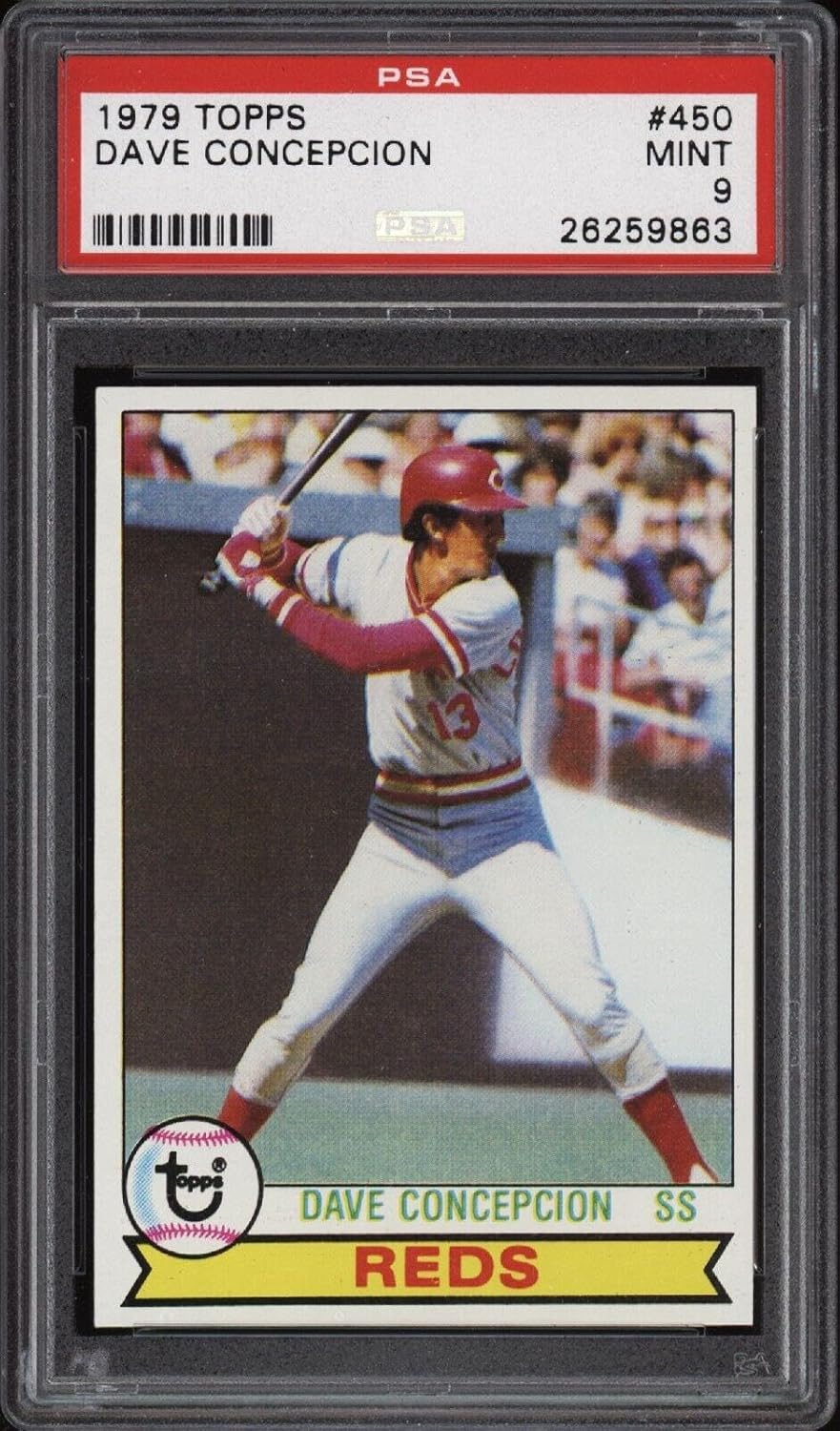 1979 Topps #450 Dave Concepcion - s - PSA 9-23515027 - Baseball Card - Slabbed Baseball Cards