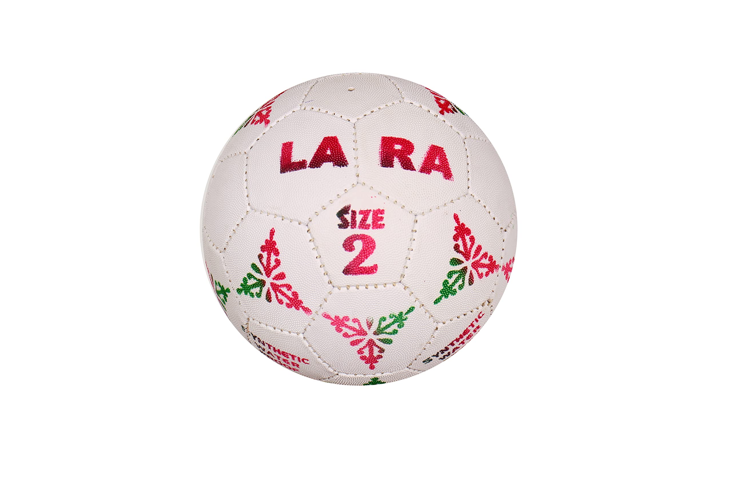 Lara FB-04 New Shining Small Size Rubber Football & 1 Needle Pin, Size 2 for All Age Groups Kids (Multi Color) Small Sizes-image-20