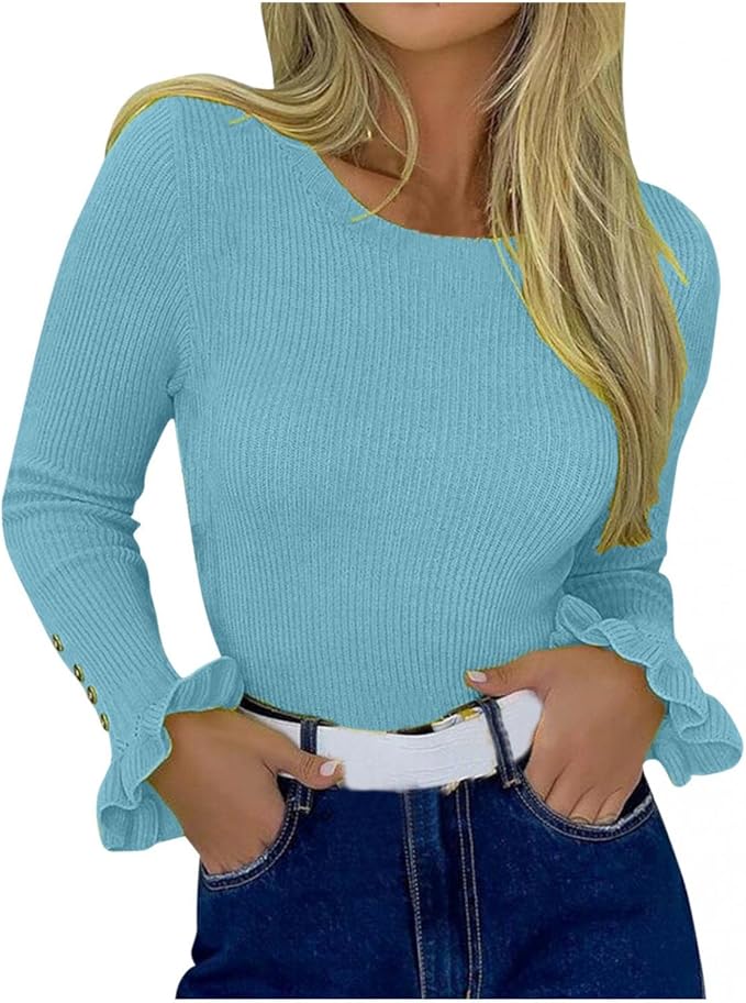 Damen Pullover Mit V-Ausschnitt - Leichter Strickpulli In Oversize, Perfekt Für Herbst & Winter