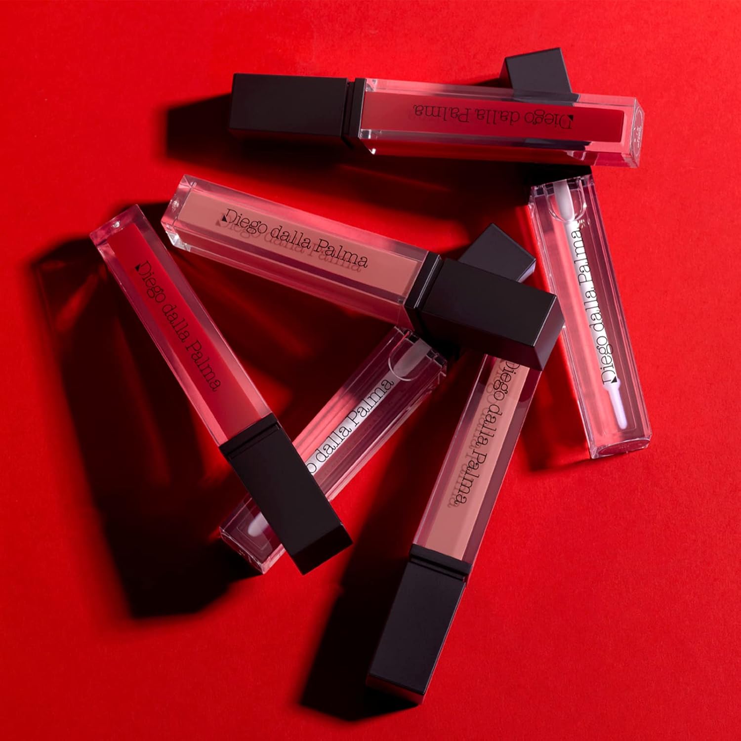 Diego dalla Palma Push Up Lip Gloss Volume Effect - Rich, Creamy Texture - Non-Sticky Veil Of Color - Comfort And A Three-Dimensional Finish - Perfectly Hydrated, Full Lips - 57 Nude - 0.3 Oz