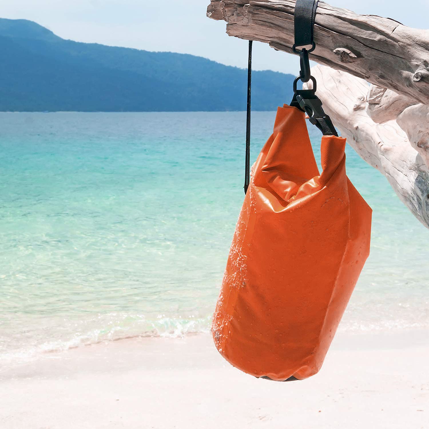 DonDon Dry Bag Borsa impermeabile da 2l, 5l, 10l, 15l, 20l, 30l con tracolla