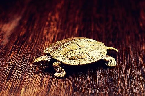 Vista 10 de Figura de estatua de tortuga de latón de latón, figura decorativa para oficina en casa (2 unidades, dorado) 2 piezas, dorado,1 unidad,2 piezas,2