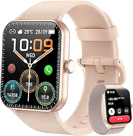Smartwatch, Relógio Inteligente Blackview 2026 - Faz Chamadas, 100+ Modos Esportivos, 2 Pulseiras, À Prova D'Água, Tela Personalizável, Compatível com Android e iPhone