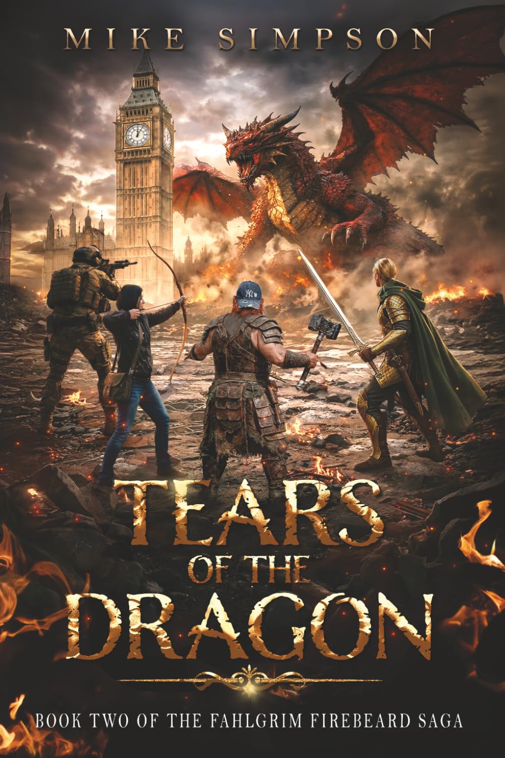Tears of the Dragon: Book Two of The Fahlgrim Firebeard Saga