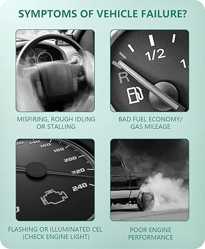 Miniatura 3 de Marsflex Sensor de oxígeno O2 15716 15717 15718 15719 de escape, de admisión, se adapta para Ford F150 F250 F350 E150 E250 E350 Super Duty Crown