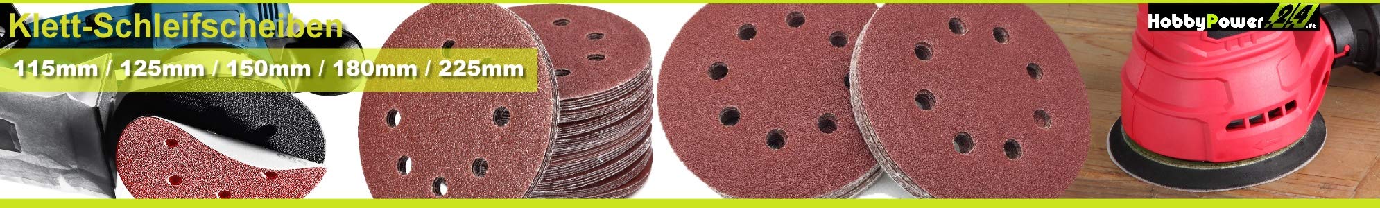 Klittenband schuurschijven 125mm | Schroeven Online