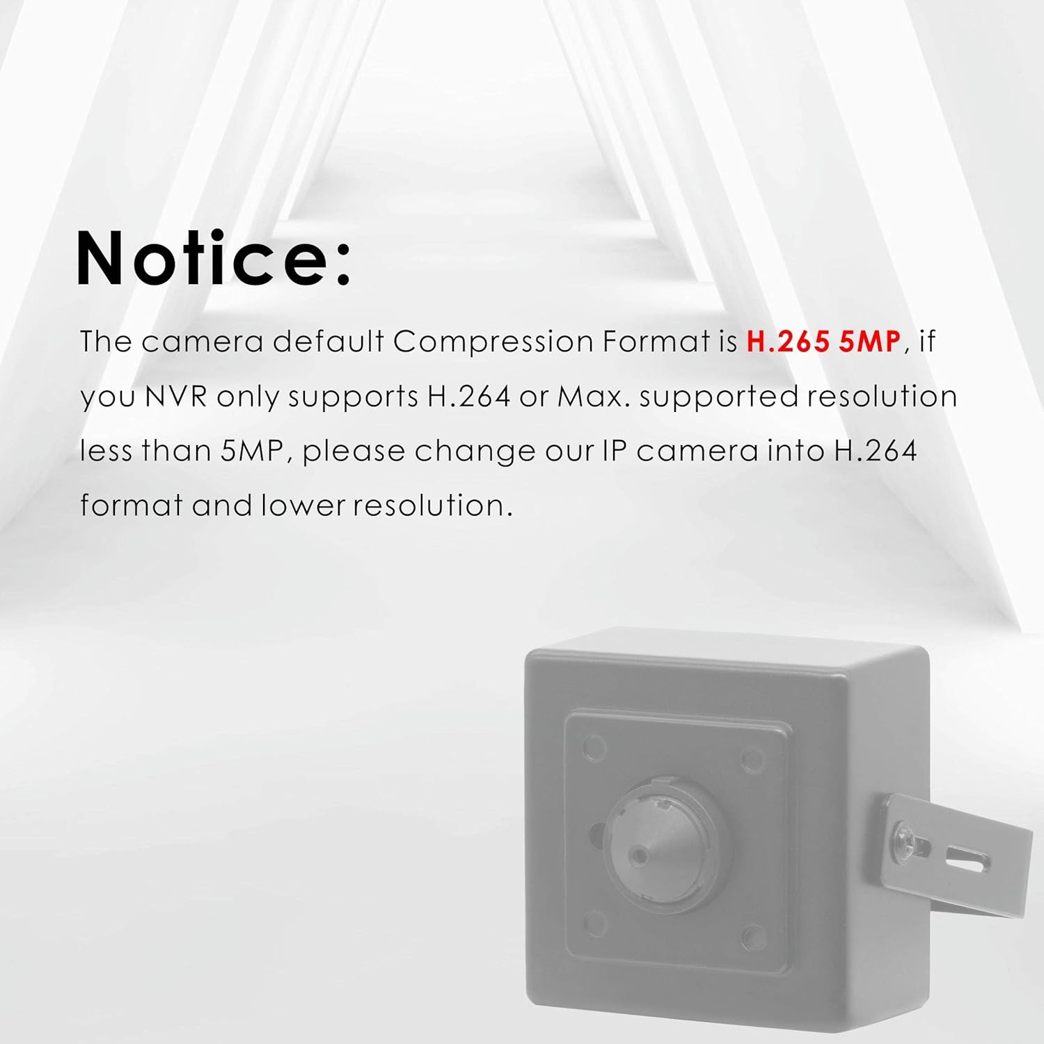 5MP POE IP Security Mini Hidden Camera, 3.7mm Wide Angle Pinhole Lens, Indoor Spy Camera, Must Work with NVR or PoE Switch