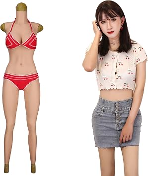 Silicone Female Bodysuit Full Body Suit Realistic Body Shaper Seamless Fit Ankle-Length Trousers for Cosplay Costume