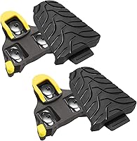 Vista 11 de NAACOO SPD-SL Bike Cleats Compatible with Shimano SPD-SL Road Pedals & SH-10 SH-11 SH-12 Cleats, Durable 3-Hole Cycling Shoe Clips Easy Clips &