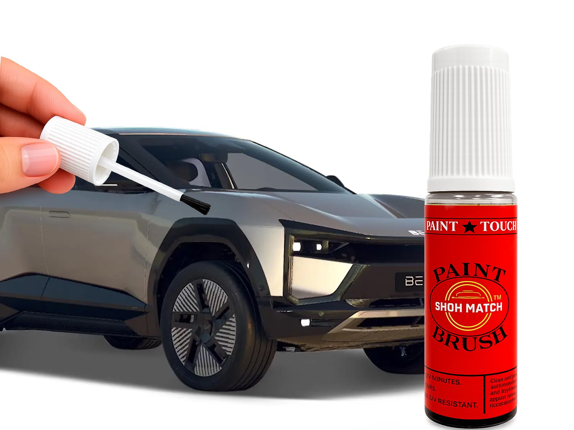 Show Match 2K Touch-Up Paint for Mahindra BE 6– Scratch Remover Pen (Desert Myst(MM9718)-image-7