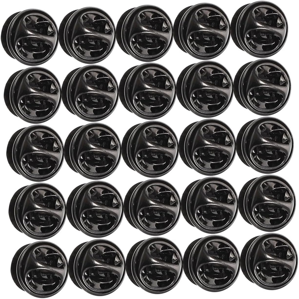 WOONEKY 120sets Butterfly Clutch Tie Tacks Pin Backs for Craft Making for Brooches Hats Badges and More Versatile Replacement Accessories for Projects