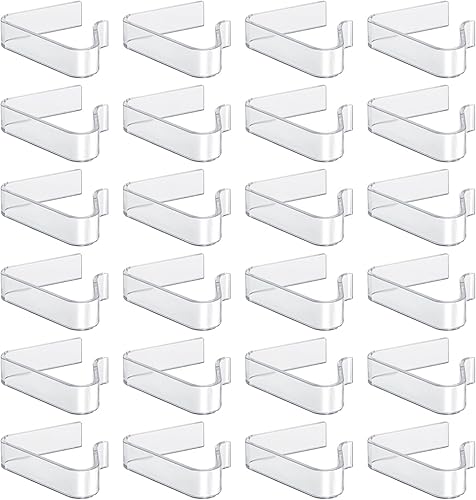 24 clips de plástico para mantel, soporte transparente para mantel a prueba de viento, abrazaderas para mantel de picnic, para hogar, boda, fiesta,