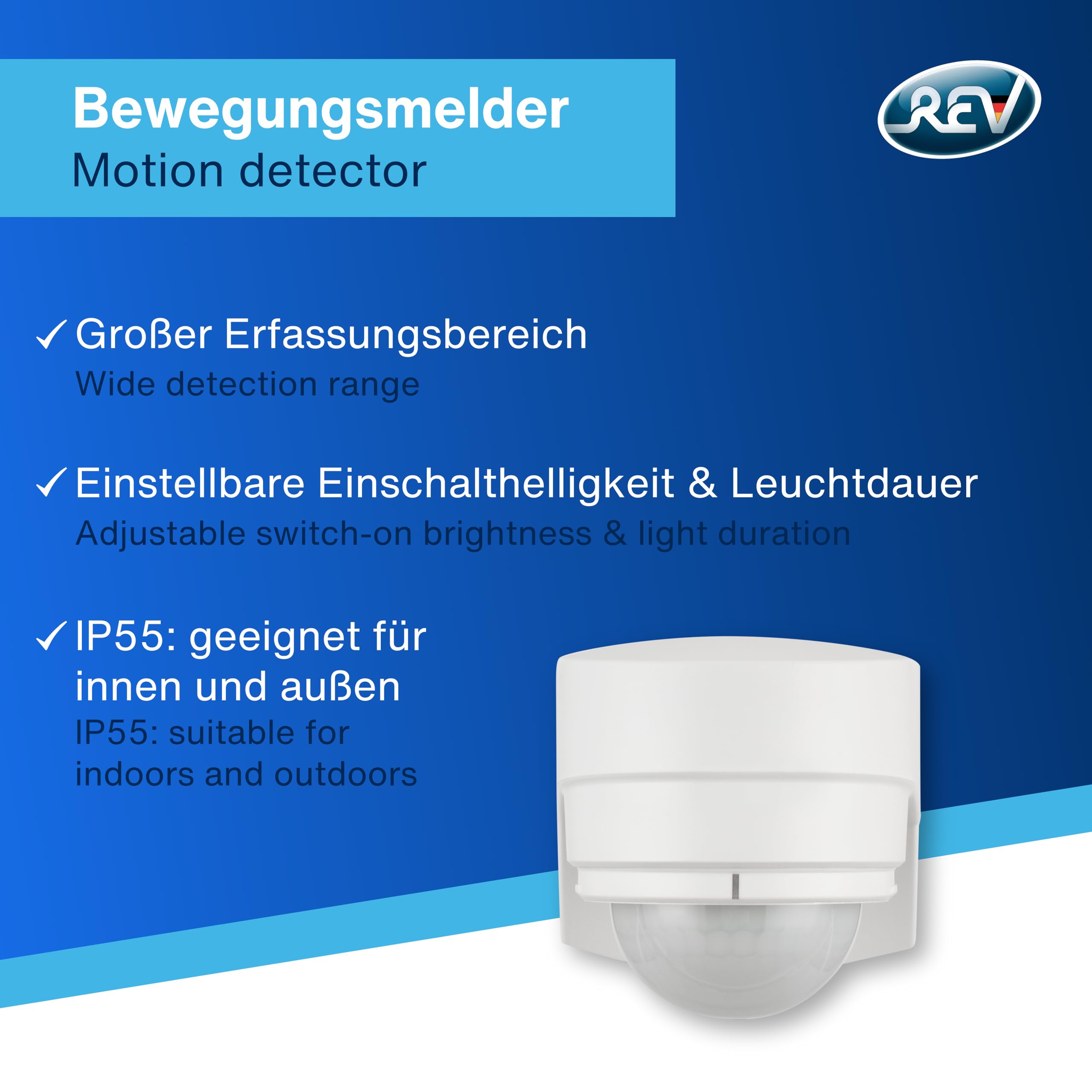 REV Ritter 75362103 - Sensor de movimiento