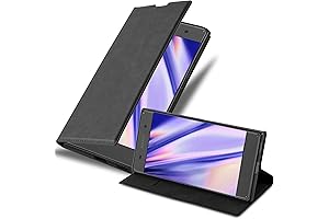 Book Case Compatible with Sony Xperia XA in Night Black