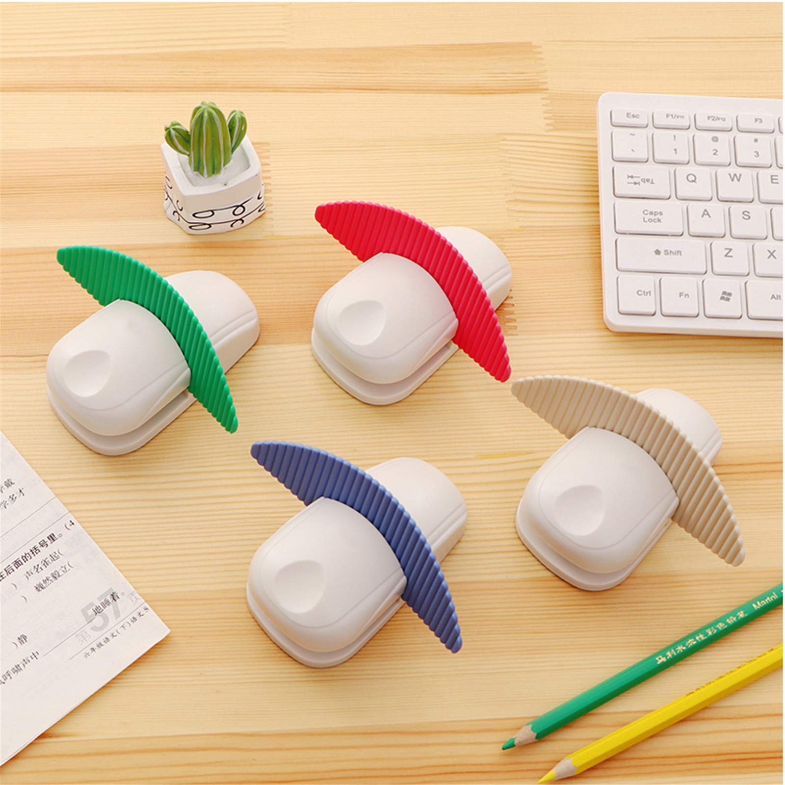 Soporte para Carpetas de Copia de Documentos en Papel de 4 Piezas, cuña de Soporte, para Escribir Documentos de Lectura, Libros, Papel, Cuadernos, archivadores y Carpetas