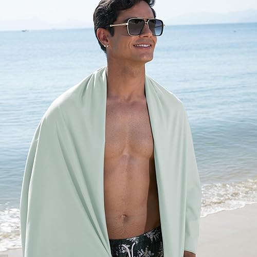 Vista 79 de Rainleaf - Toalla de microfibra perfecta para viajes, gimnasio y campamento, secado rápido, superabsorbente, ultracompacta, ligera y adecuada