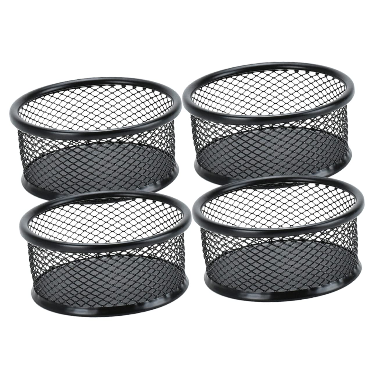 GRIRIW Paper Clip Holder Cylinder Mesh Paper Clip Containers Office Holders Office Accessories