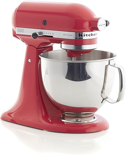 Miniatura 45 de KitchenAid KSM150PSAC Artisan Series - Batidora de pie con capacidad de 5 cuartos o 4.7 litros, incluye escudo vertedor Azul hielo
