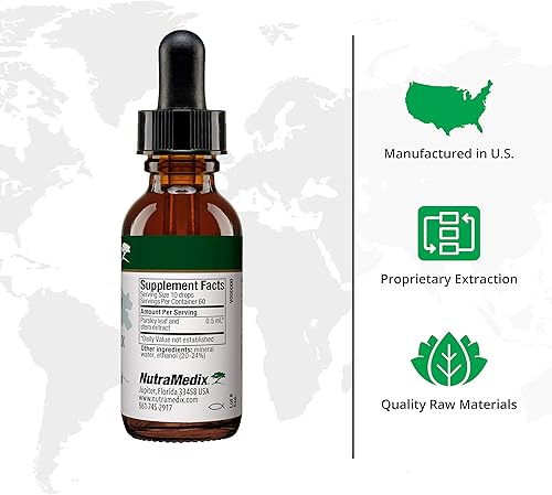 Miniatura 2 de NutraMedix Suplemento de hierbas de perejil  Extracto de hoja de perejil y tallo  Apoyo antioxidante, desintoxicación corporal y apoyo de limpieza