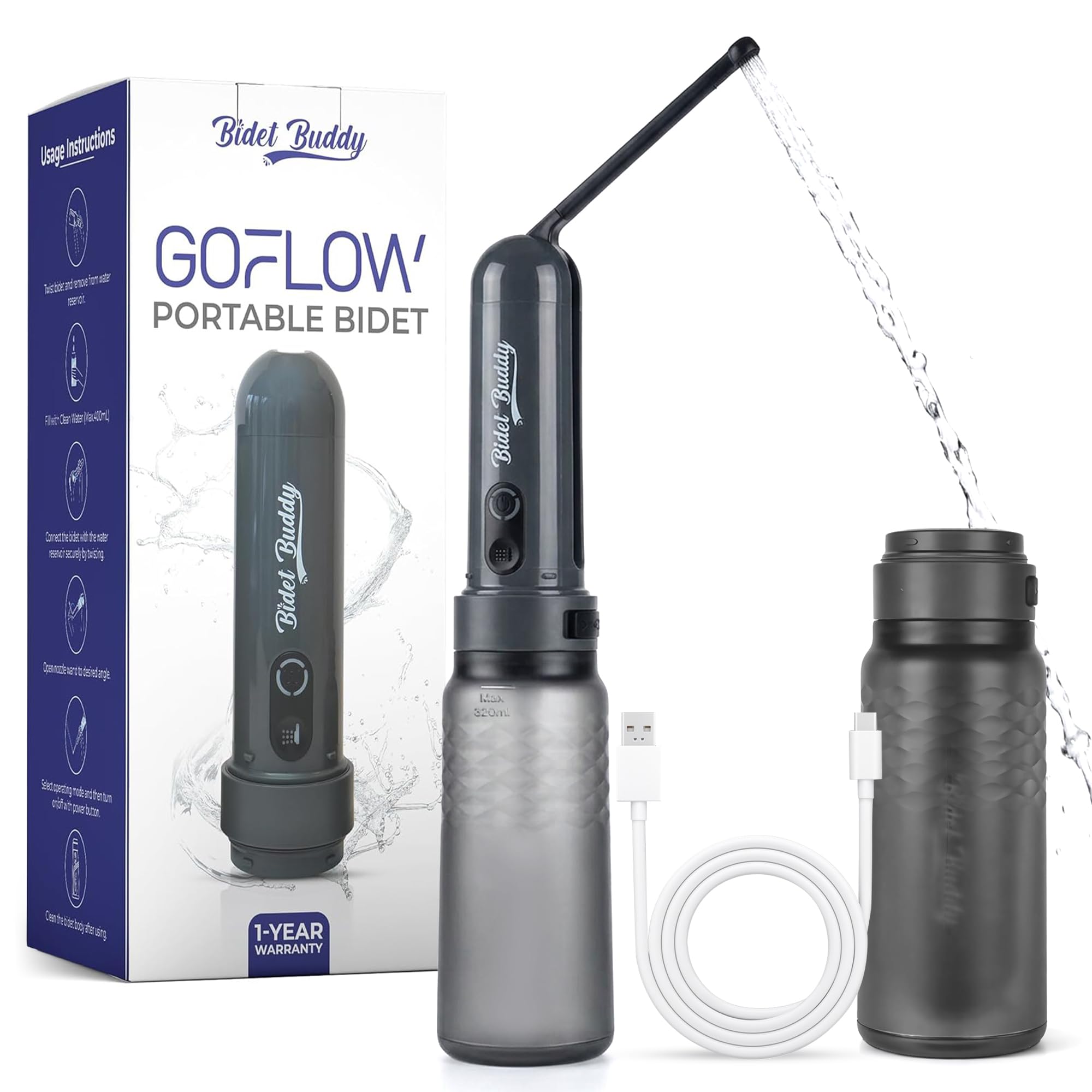 BIDET BUDDY GoFlow Portable Bidet