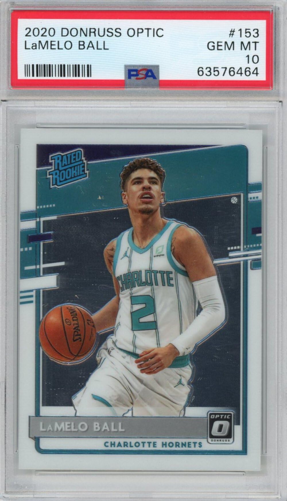 Amazon.com: Graded 2020-21 Panini Donruss Optic LaMelo Ball #153