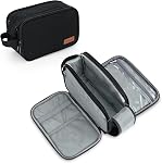 Wedama Toiletry Bag for Men, Handheld Travel Toiletry Bag, Waterproof Travel Bag for Toiletries, Thickened Polyester Travel Dopp Kit, Toiletries Bag for Travel Business Trips and Camping, Black
