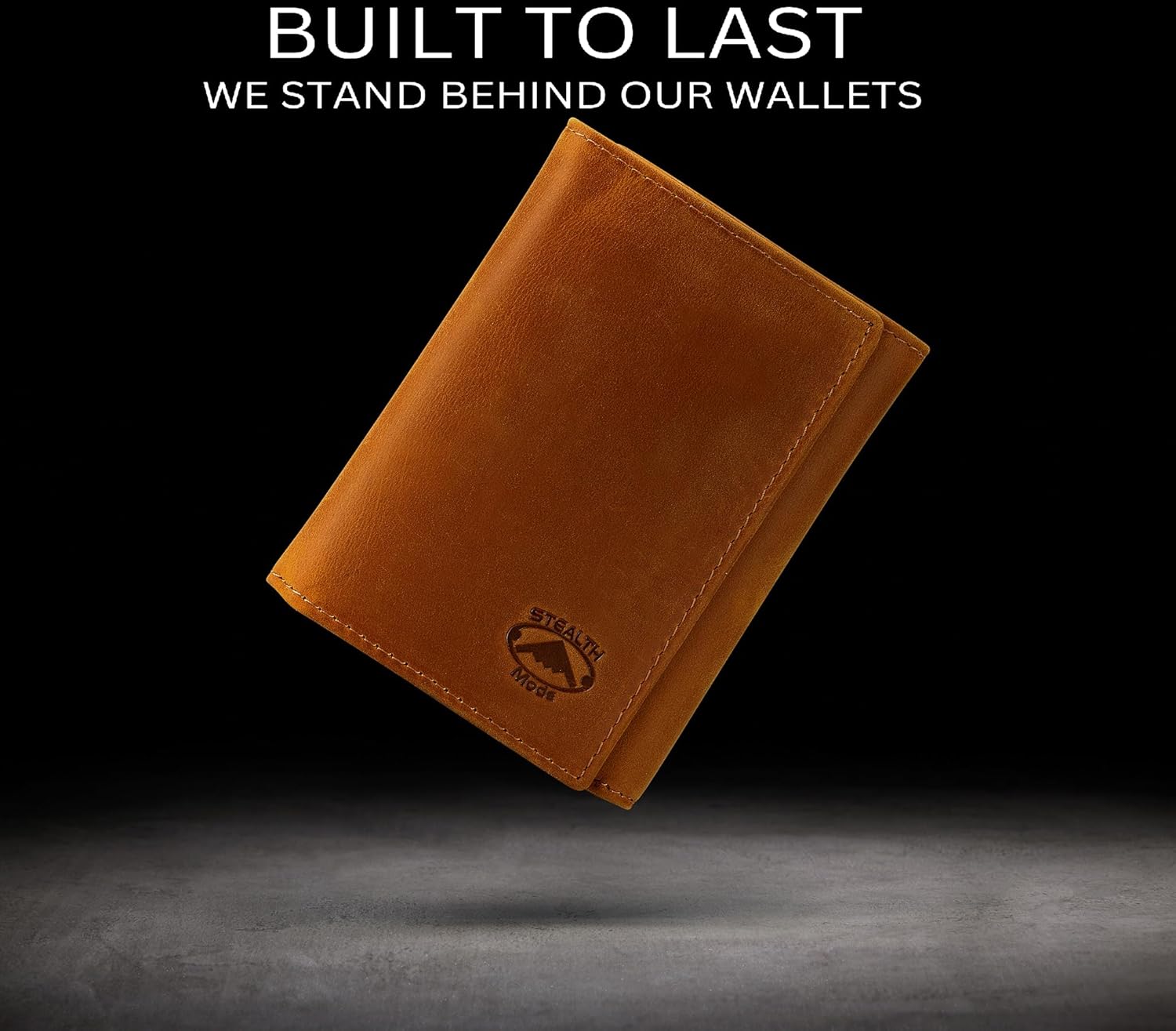 Stealth Mode Trifold Leather Wallet for Men with RFID Blocking - Image 6