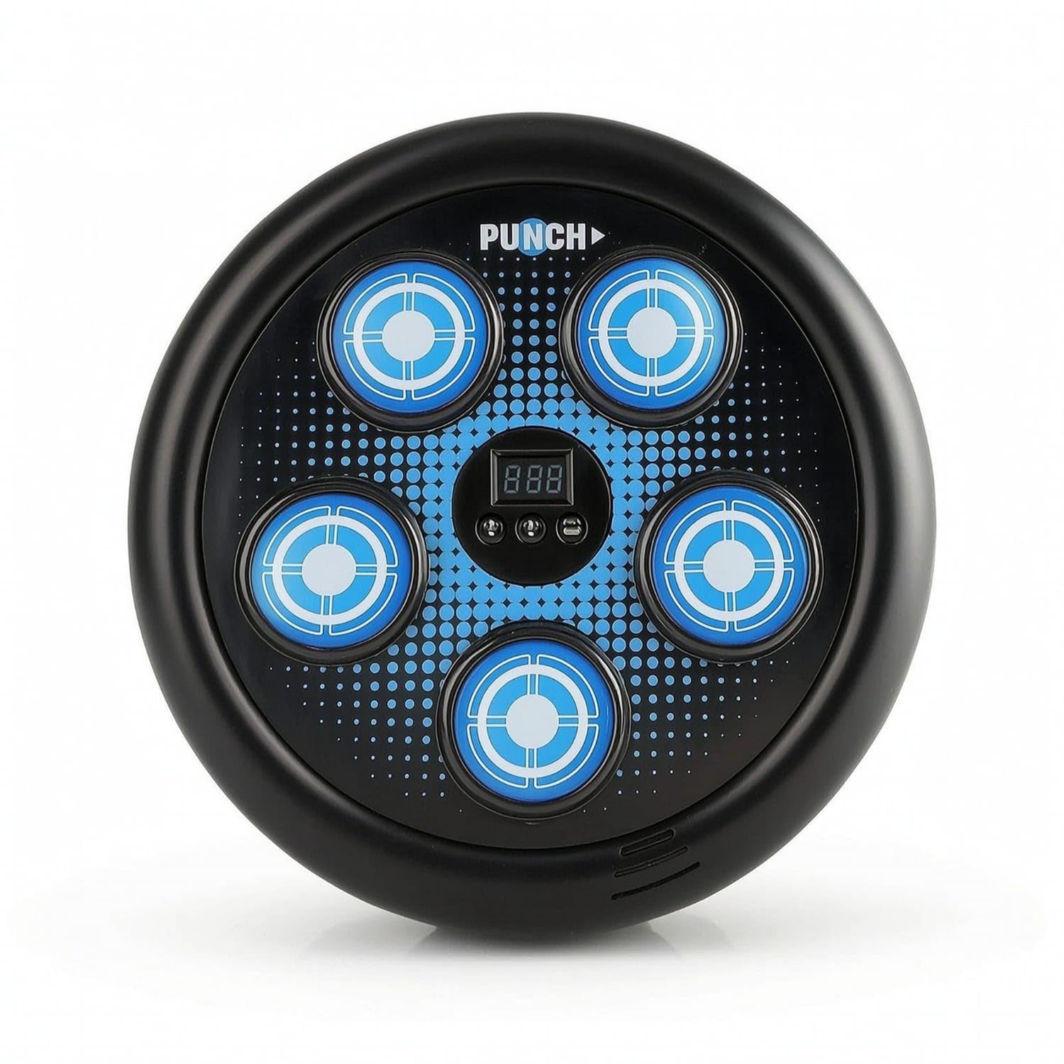 Interactive Music Boxing Machine Digital Electronic Boxing Target Smart Punching Coach Space-Saving for Beginners, Kids, Home Gym, Playroom, 3610 Rechargeable-image-2