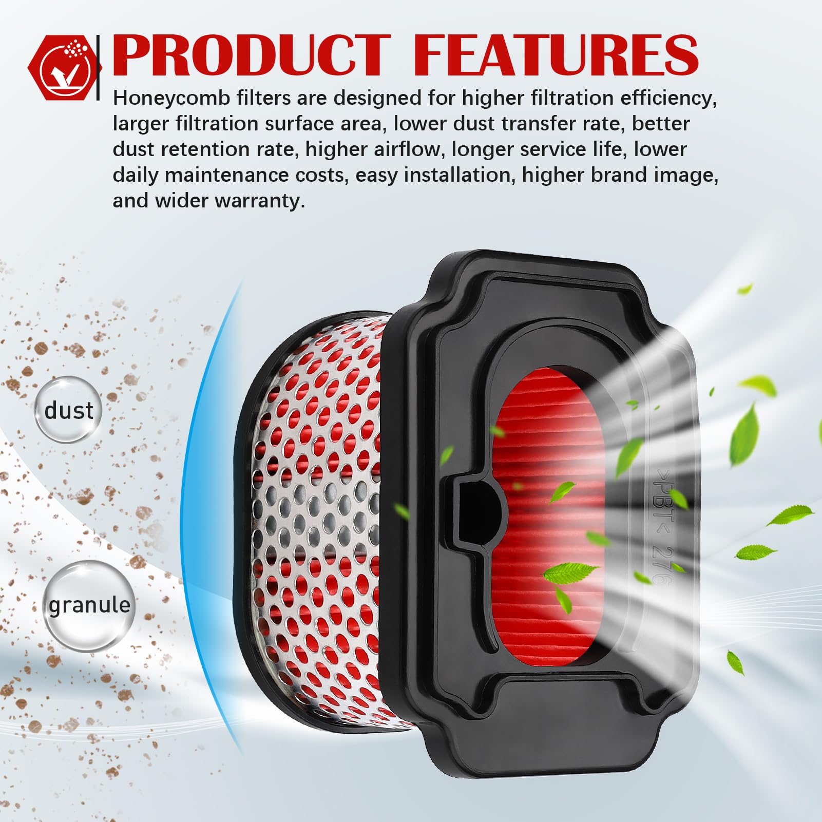 Filtro Aria Per YAMAHA FZ-07 MT-07 XSR700 - 2014-2020 - Materiale High Quality - Filtrazione 99.5% - Foto 9