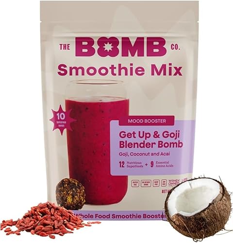 Miniatura 11 de The Bomb Co. Blender Bomb, The OG, Mezcla de batido de superalimentos con semillas de chía, semillas de cáñamo, semillas de lino, sal marina y