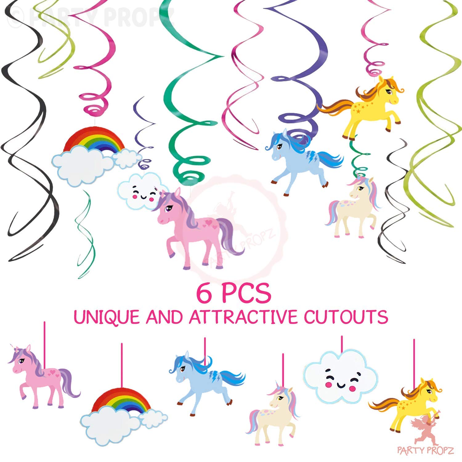 See full amazon price history chart for PARTY PROPZ Unicorn Swirls Hanging Set of 12/ Unicorn Party Supplies/Unicorn Party Decoration PARTY PROPZ Unicorn Swirls Hanging Set of 12/ Unicorn Party Supplies/Unicorn Party Decoration (B0767FWF97) Amazon Price History, Amazon Price Tracker