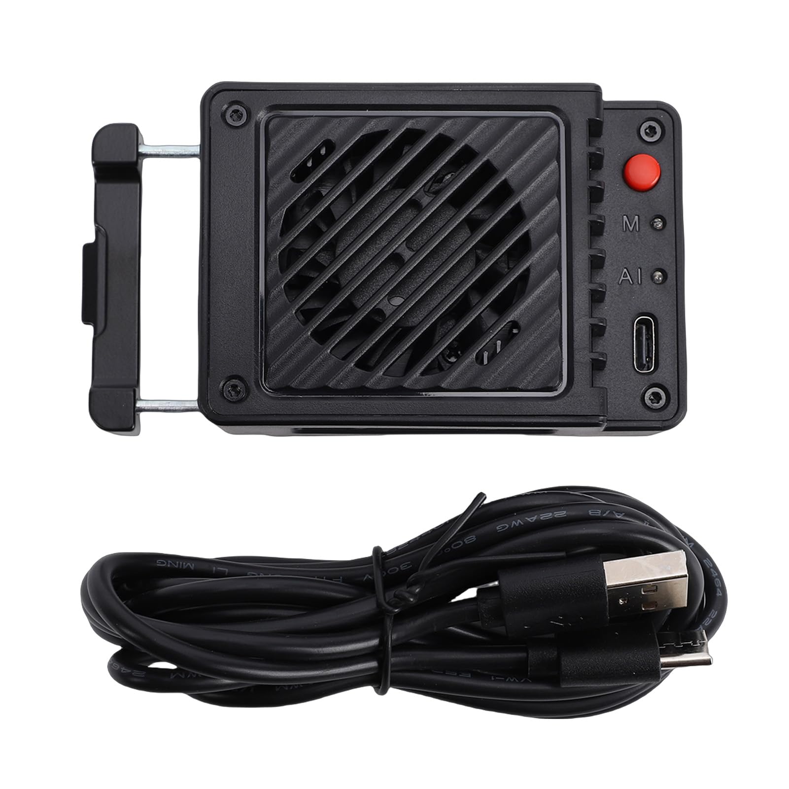 Ventola di Raffreddamento per Fotocamera, Dispositivo di Raffreddamento per Semiconduttori Intelligente AI con Cavo USB e Telescopico a Molla, per A7M4 A7C ZV E10 FX30 R5