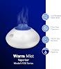 Vaporizador y humidificador de vapor caliente Vicks, tanque de 1.5 galones para habitaciones pequeñas y medianas, luz nocturna, funciona con VapoPads y VapoSteam 7