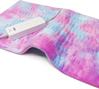 Heating Pad XL King Size by ZXU - Extra Large 12” x 24” - Ultra-Soft Heated Pad with Moist & Dry Heat Therapy Options & Au...