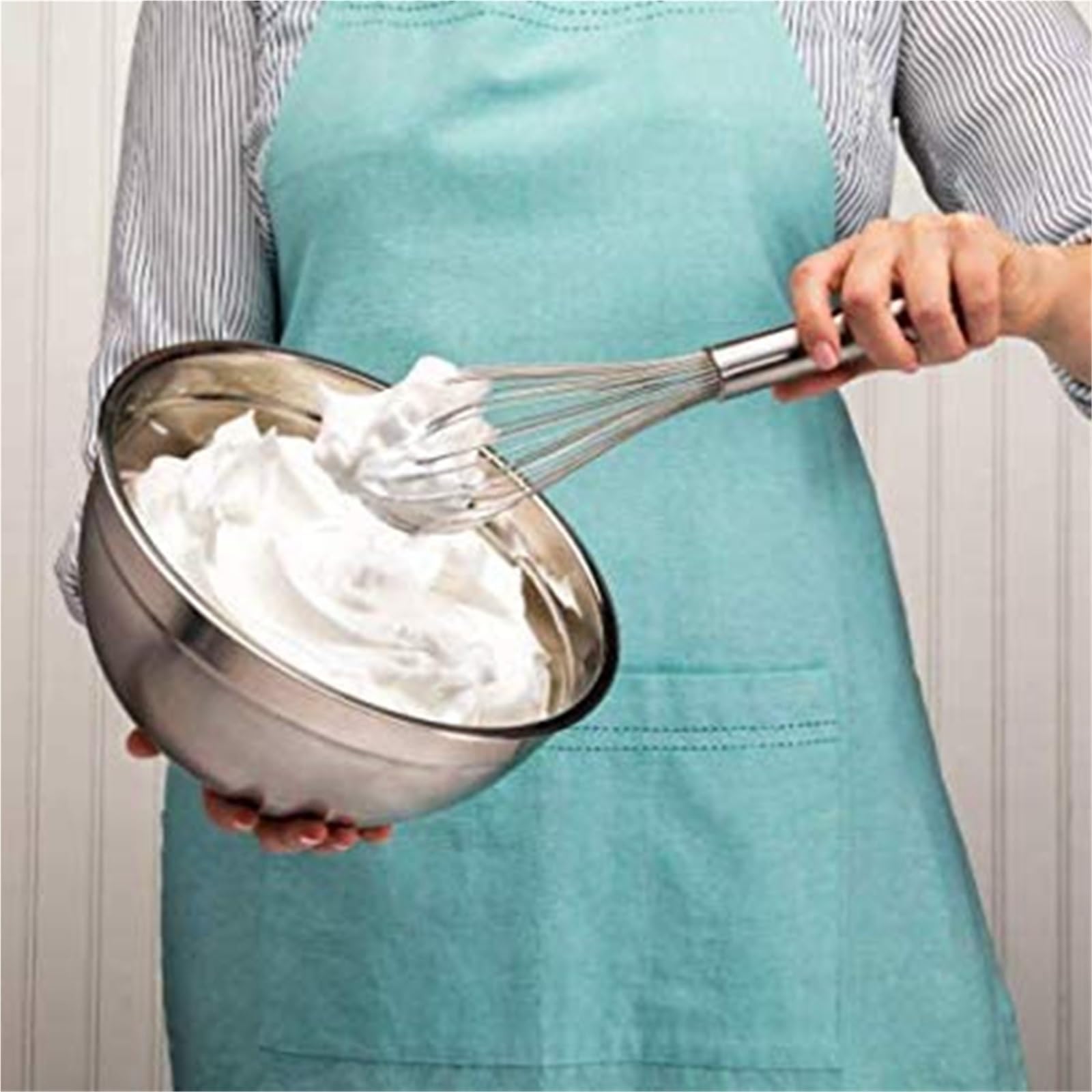 Cuenco de acero inoxidable Juego de 6 cuencos acero inoxidable 1,5 a l capacidad, for mezclar, cocinar, ensaladeras y almacenar verduras alimentos