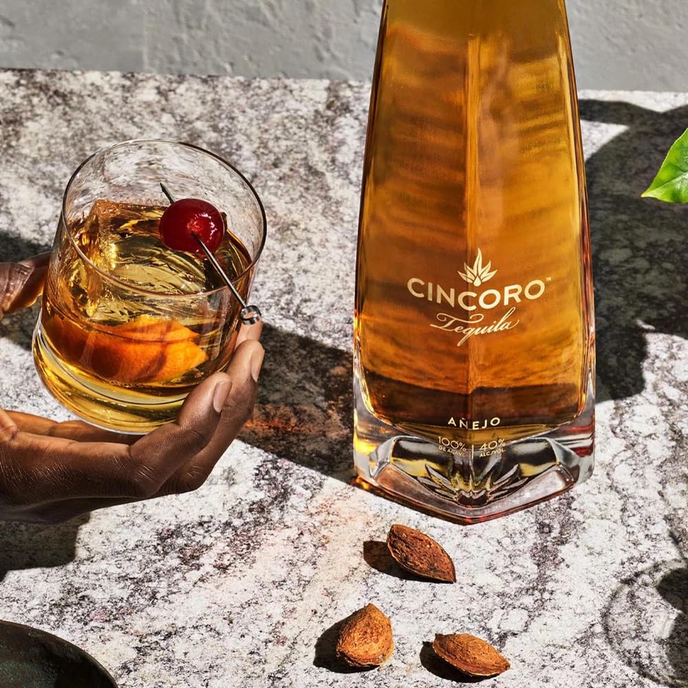 Tequila CINCORO Anejo 100% Agave Blu Weber 70cl in Cofanetto