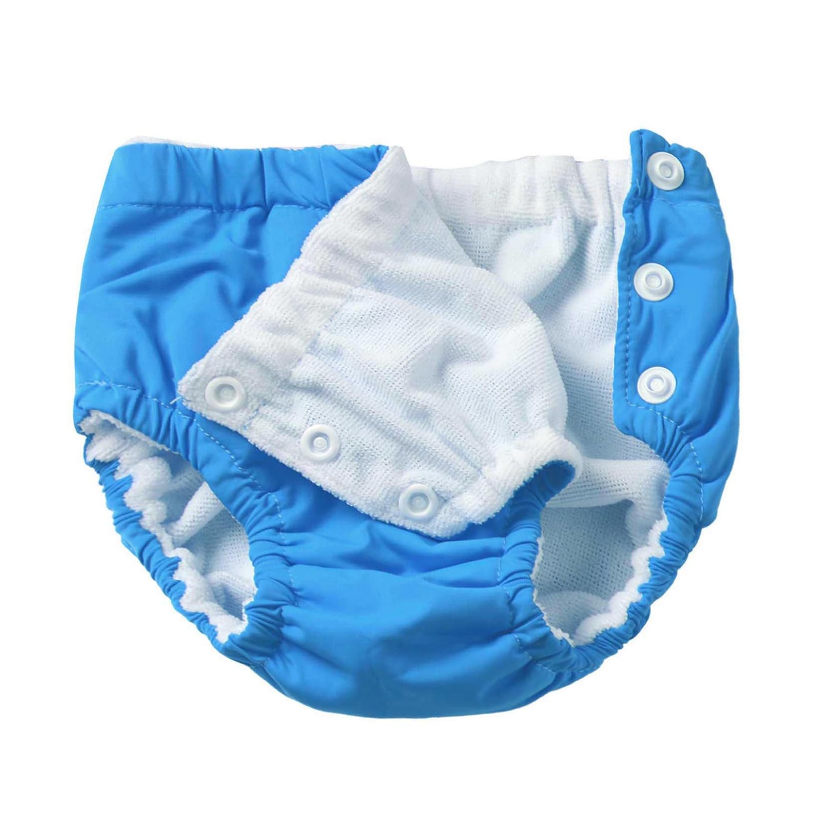 Aiihoo Infant Baby Boy Girl Reusable Swim Diaper Absorbent Shorts Swimming Lesson Shower Gifts Blue A 12-18 Months